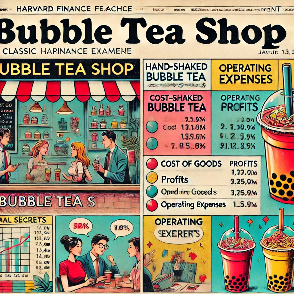 手搖飲料店的財務報表全解析：老闆視角、股東眼光