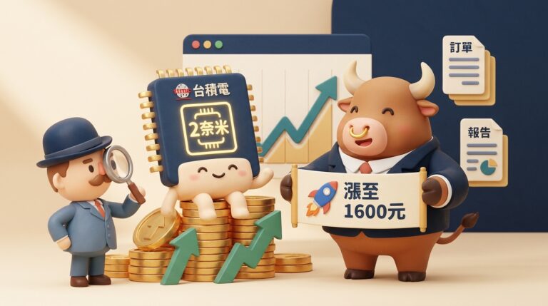 為什麼外資將台積電目標價喊至1600元？解析2奈米報價調漲與概念股影響