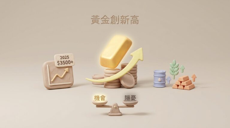 2025年黃金價格突破3500美元後，白銀、原油與銅的大宗商品投資機會與風險在哪裡？