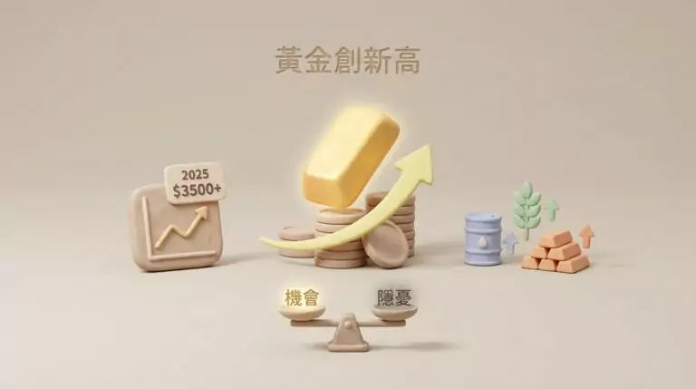 2025年黃金價格突破3500美元後，白銀、原油與銅的大宗商品投資機會與風險在哪裡？