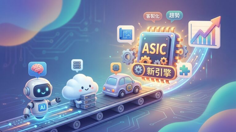 ASIC 是什麼？為什麼 Google、AWS 都在做客製化晶片？2024-2030 產業趨勢與台股受惠股完整解析