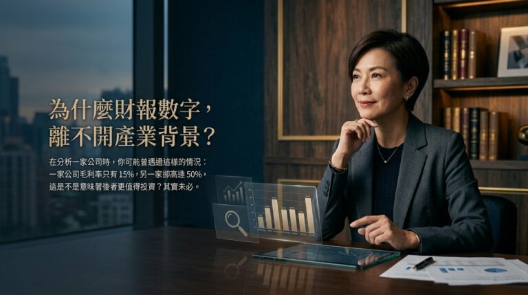 毛利率 15% vs 50%，哪家公司更值得投資？為什麼財報數字一定要搭配產業背景來看