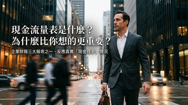 現金流量表怎麼看？三大現金流分類、自由現金流計算與實戰判讀教學