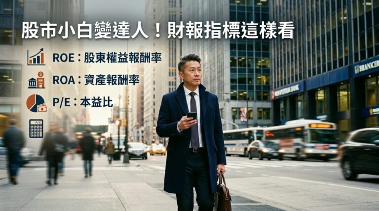 ROE、ROA、本益比怎麼看？三個財報指標教你判斷股票值不值得買