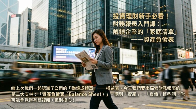 資產負債表怎麼看？新手用白話文搞懂公司的財務體質