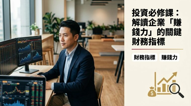 純益率、毛利率、ROA、ROE 怎麼看？散戶必懂的企業獲利能力指標完整教學