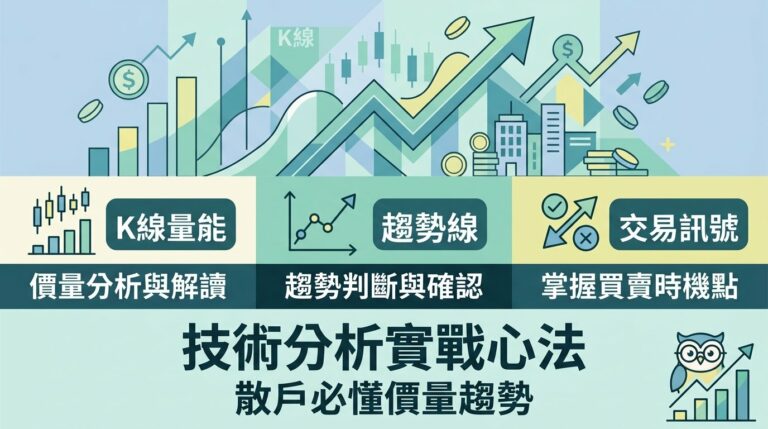 技術分析怎麼學？台股散戶必懂的價量關係與趨勢判斷實戰心法