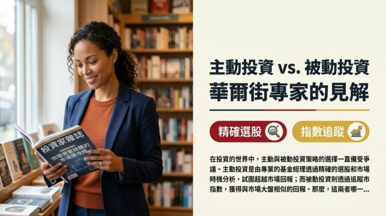 主動投資和被動投資到底差在哪？散戶該怎麼選比較好？
