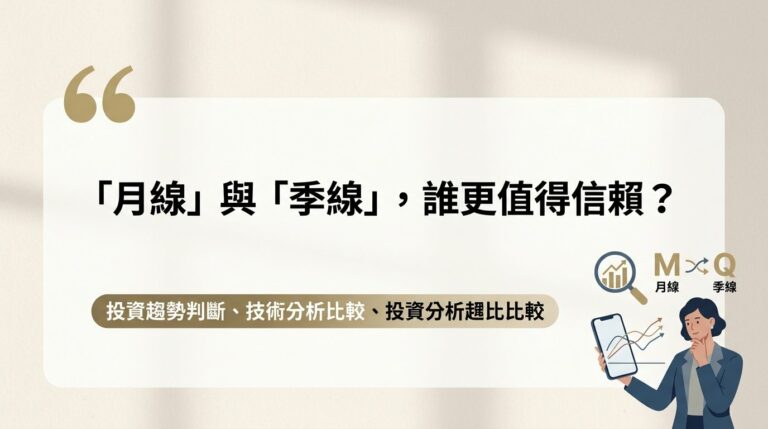 股價站上月線跟季線，到底該看哪條？有沒有回測數據可以比較？