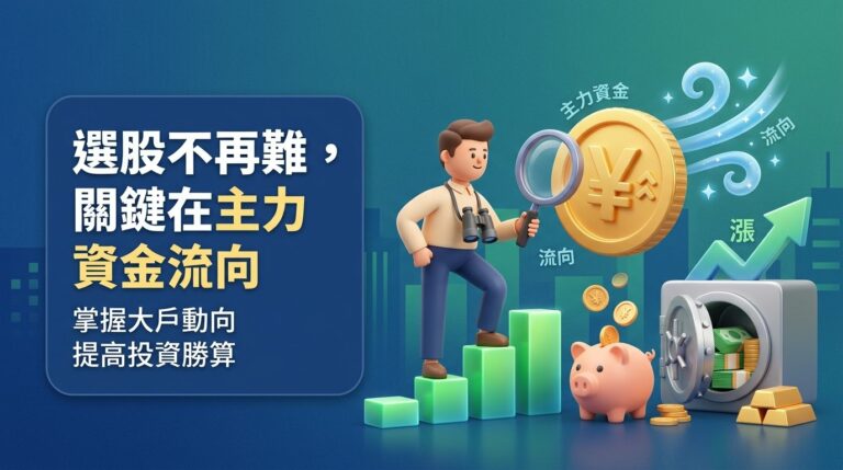 主力資金流向怎麼看？散戶如何判斷法人真買假買並提高選股勝率