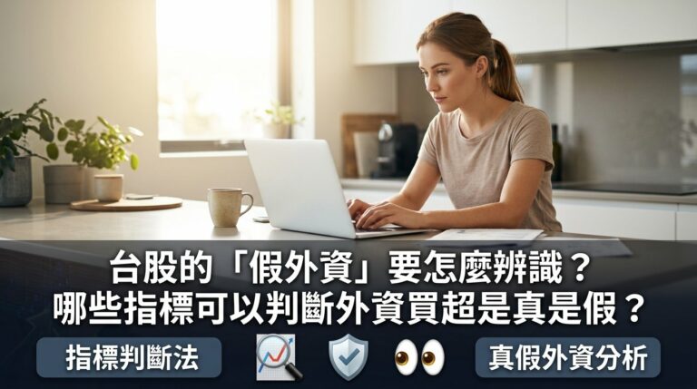 台股的「假外資」要怎麼辨識？有哪些指標可以判斷外資買超是真是假？