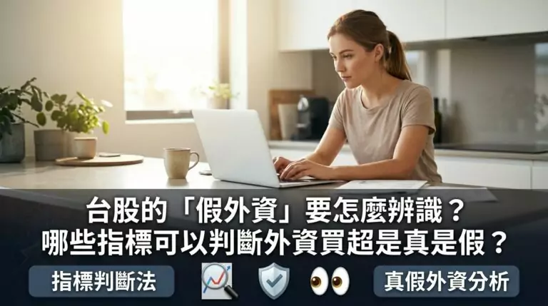 台股的「假外資」要怎麼辨識？有哪些指標可以判斷外資買超是真是假？