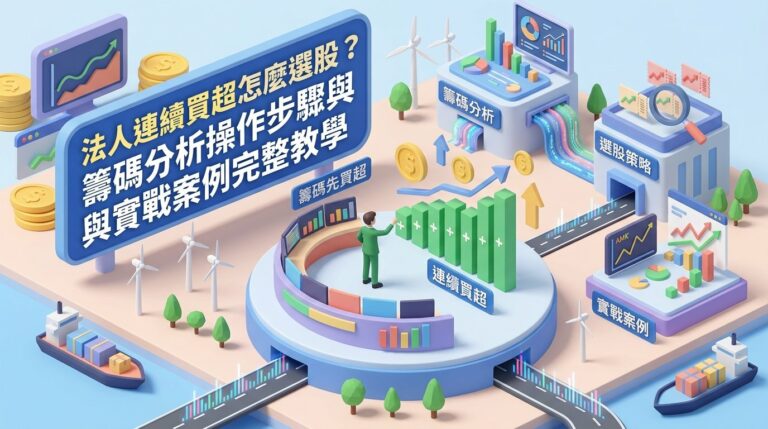法人連續買超怎麼選股？籌碼分析操作步驟與實戰案例完整教學
