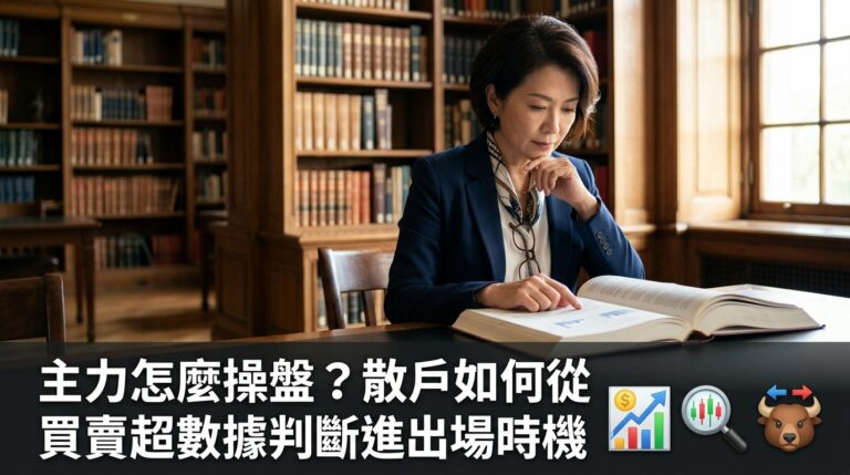 主力怎麼操盤？散戶如何從買賣超數據判斷進出場時機