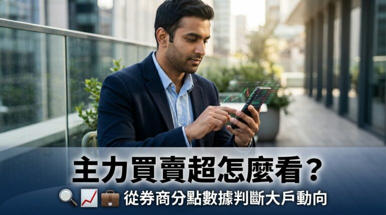主力買賣超怎麼看？散戶如何從券商分點數據判斷大戶動向