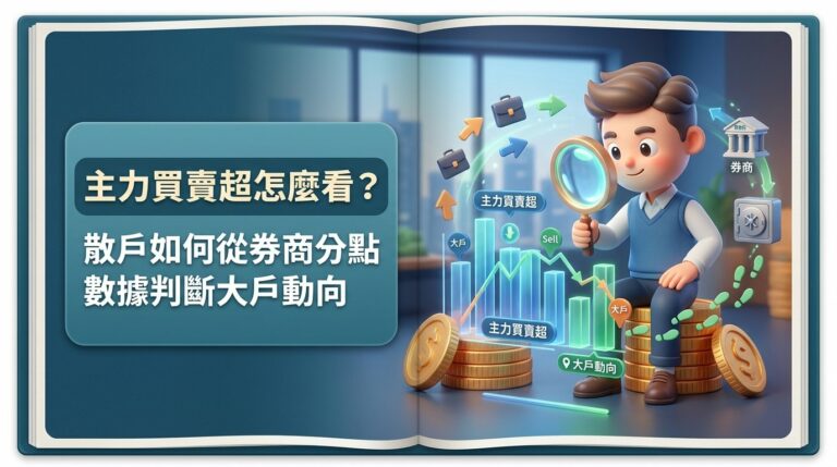 主力買賣超怎麼看？散戶如何從券商分點數據判斷大戶動向