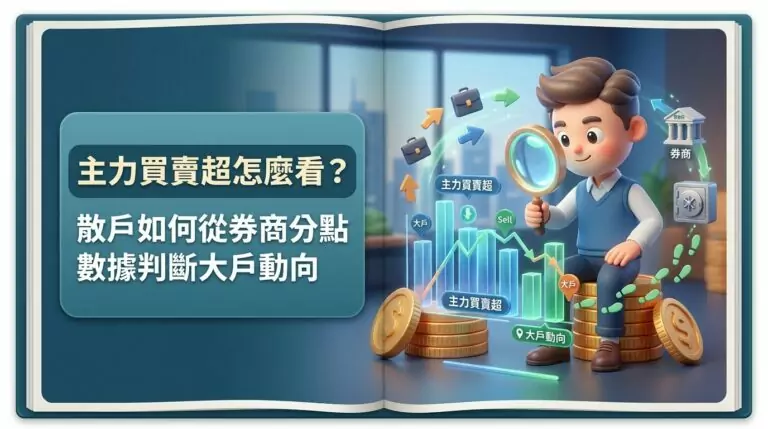 主力買賣超怎麼看？散戶如何從券商分點數據判斷大戶動向