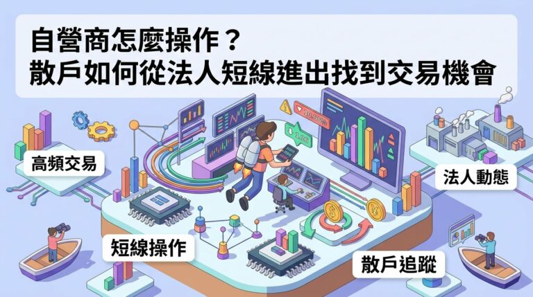 自營商怎麼操作？散戶如何從法人短線進出找到交易機會