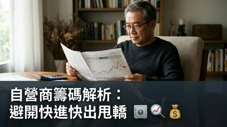 自營商是什麼？散戶怎麼看懂自營商籌碼，避免被快進快出甩轎？