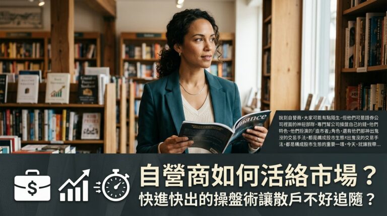 自營商是什麼？散戶怎麼看懂自營商籌碼，避免被快進快出甩轎？