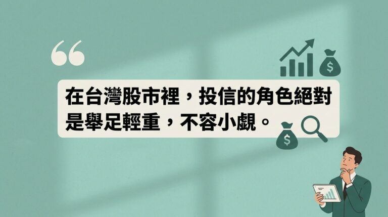 投信到底怎麼選股？基金操盤手的買股邏輯與散戶跟單技巧完整拆解