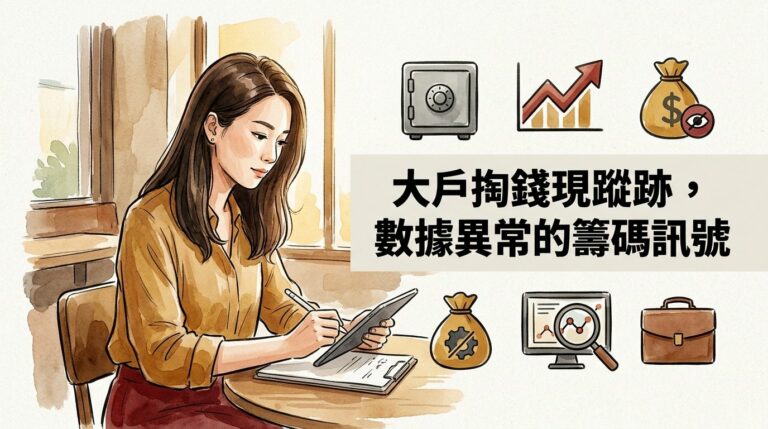 籌碼分析怎麼看大戶動向？用異常數據抓出主力佈局訊號