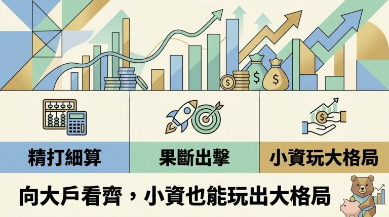 散戶怎麼學大戶的投資心法？停損、資金配置、獲利了結策略全拆解