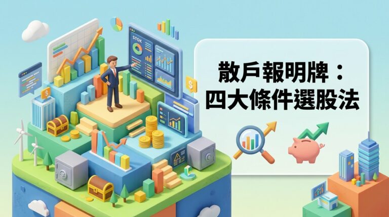 散戶怎麼選股才不會被主力割韭菜？四大條件篩選法實戰教學