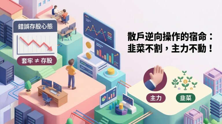為什麼散戶總是一賣就漲、一買就跌？主力收割韭菜的籌碼邏輯全拆解