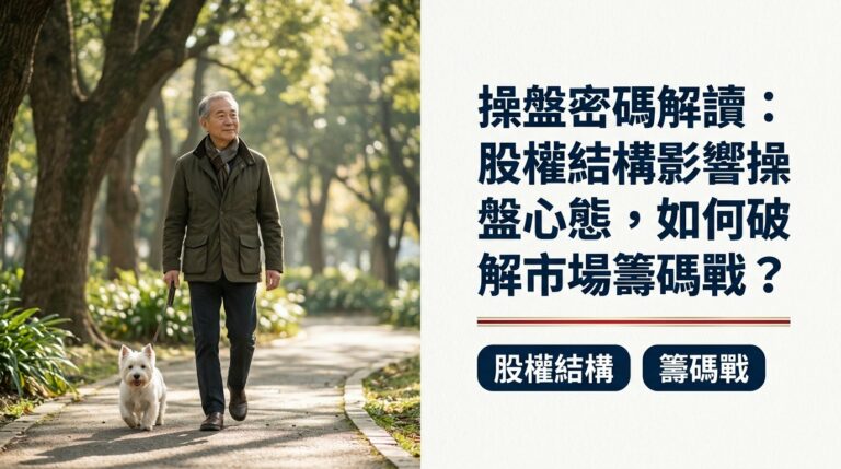 股權結構怎麼看？散戶如何從籌碼分布判斷主力動向與操盤心態