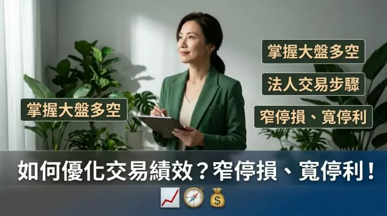 窄停損寬停利怎麼設？法人操盤手不說的交易紀律與籌碼判讀實戰教學