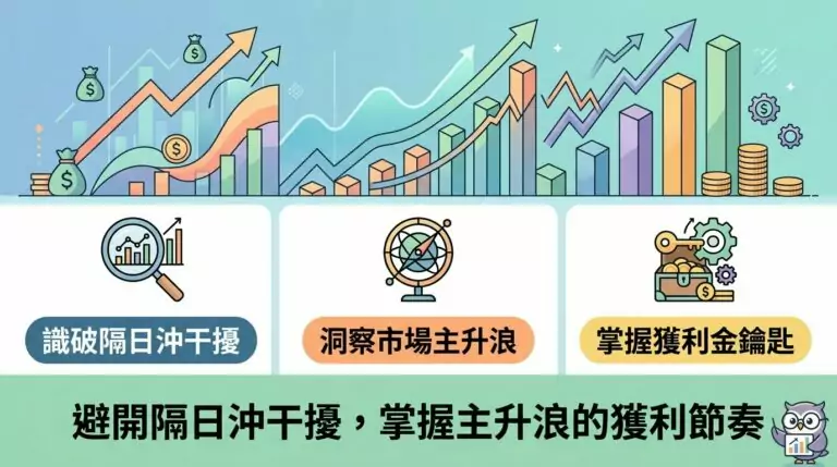 隔日沖是什麼？如何避開短線籌碼干擾、抓住主升浪進場時機？