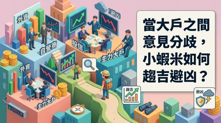 法人籌碼分歧怎麼看？散戶如何用融資融券、借券數據判斷主力動向