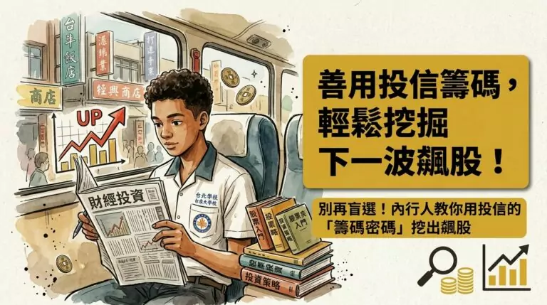 投信籌碼怎麼看？散戶如何用法人買賣超數據找到潛力飆股？
