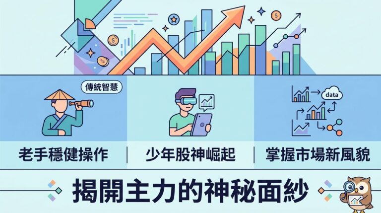 台股主力是什麼？年輕短線主力 vs 老派價值投資主力的操盤手法完整解析