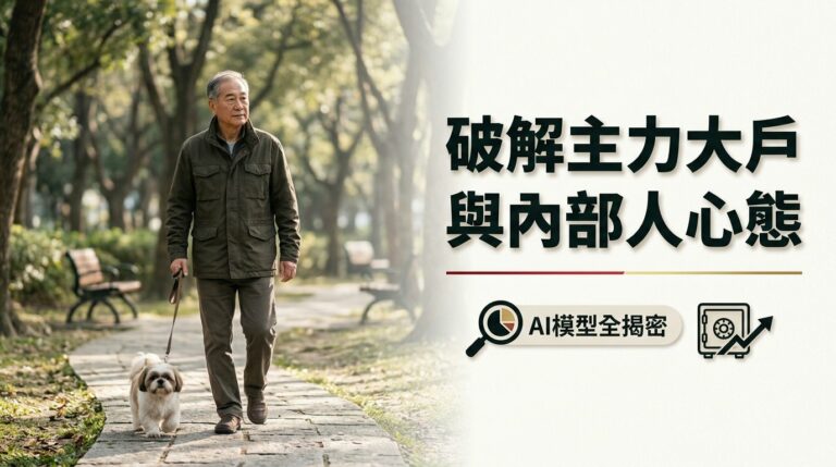籌碼分析怎麼看？大股東、內部人、主力大戶的操作心態與散戶應對策略