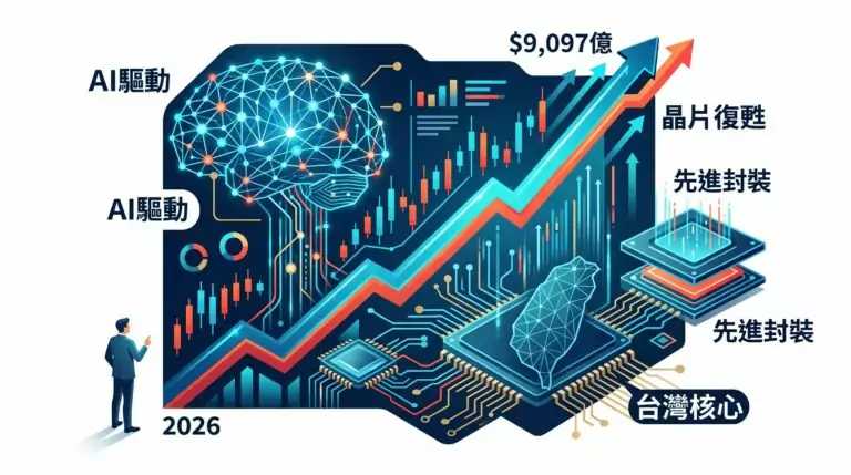 2026 半導體復甦靠什麼？AI 驅動新週期如何重新定義台灣晶片供應鏈地位