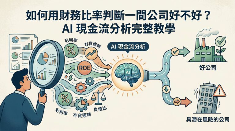 如何用財務比率判斷一間公司好不好？AI 現金流分析完整教學