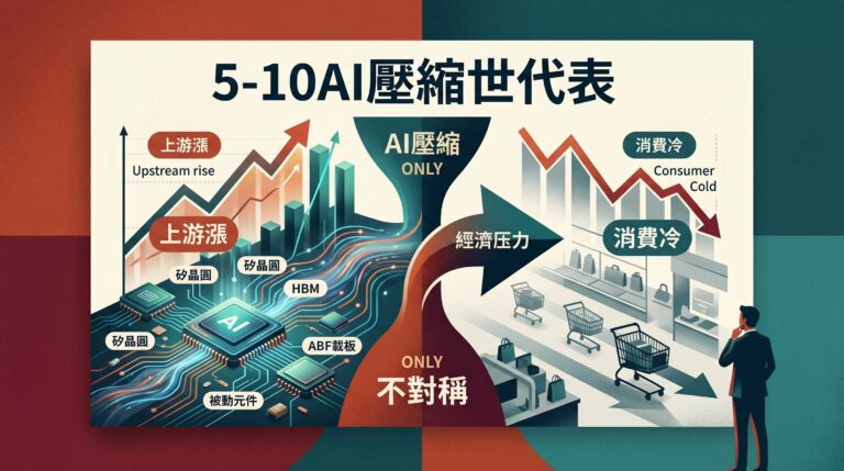 2026年電子零組件上游一直漲價，但消費市場卻冷冷的，這種「AI壓縮世代」到底是怎麼回事？散戶該怎麼操作？