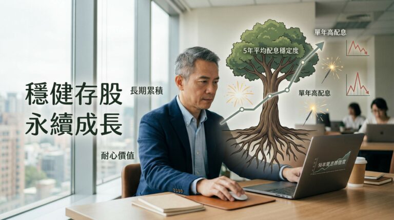 存股怎麼選？用「平均配息穩定度」篩選長期領息標的的完整策略