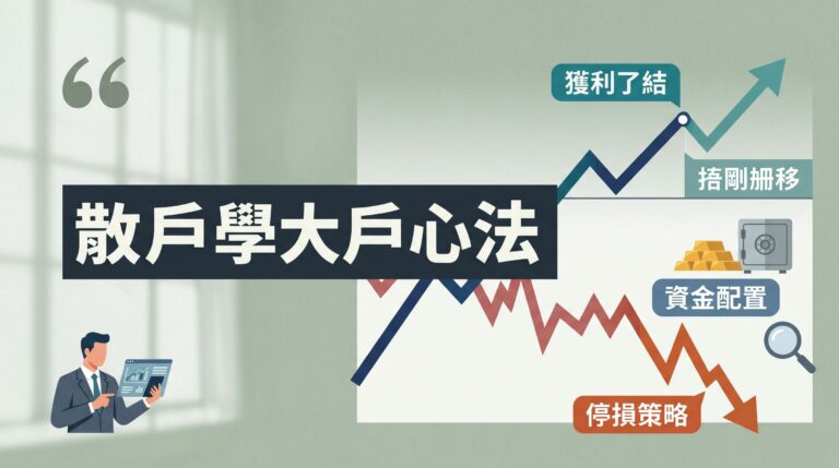 散戶怎麼學大戶的投資心法？小資金也能用的停損、資金配置與獲利了結策略