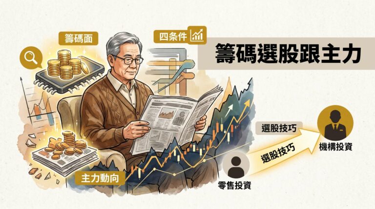 散戶怎麼用籌碼面選股？四大條件選股法教你跟著主力走