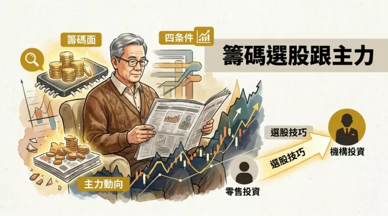 散戶怎麼用籌碼面選股？四大條件選股法教你跟著主力走