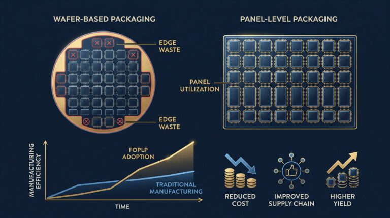 FOPLP 是什麼？面板級扇出型封裝如何改變 AI 晶片成本結構與台灣半導體供應鏈