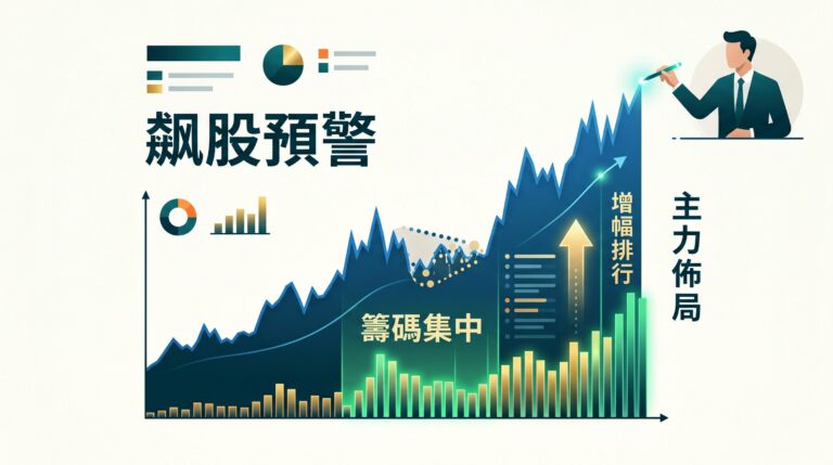 籌碼集中度是什麼？怎麼用增幅排行搶先抓到主力偷偷佈局的短線飆股？