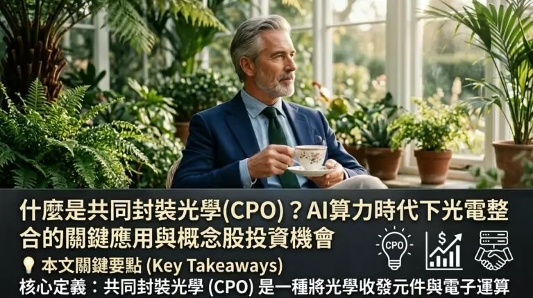 CPO 共同封裝光學是什麼？為什麼 AI 資料中心都在搶著用它？