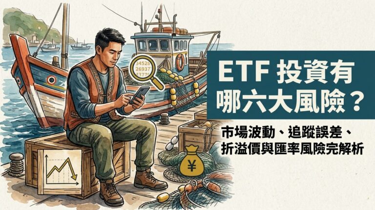 ETF 投資有哪六大風險？市場波動、追蹤誤差、折溢價與匯率風險一次看懂
