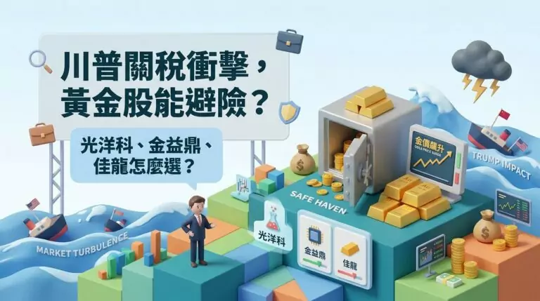 川普關稅32%衝擊後，台灣投資人現在該買黃金概念股避險嗎？