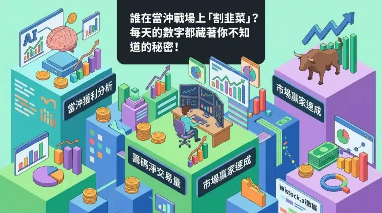 當沖獲利數據怎麼看？籌碼分析、淨成交量、主力動向一次搞懂