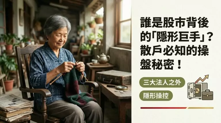 除了三大法人，還有誰在控盤？保險公司和政府四大基金的操盤追蹤法